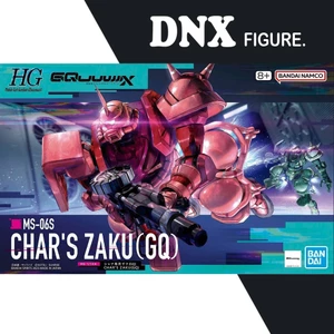 Mô hình lắp ráp HG GQ 1/144 Char's Zaku (GQ) (New Seal)