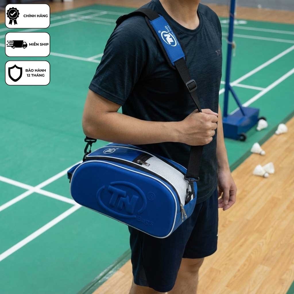 Túi Đựng Giày Bóng Đá TN Bags TN.B 9003 - Túi Thể Thao 2 Ngăn, Có Dây Đeo Chéo, Vải Dù Trượt Nước, Bảo Hành 12 Tháng