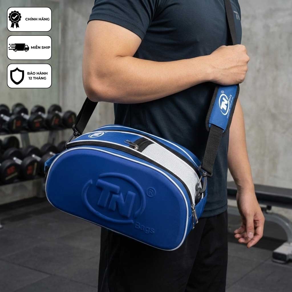Túi Đựng Giày Bóng Đá TN Bags TN.B 9003 - Túi Thể Thao 2 Ngăn, Có Dây Đeo Chéo, Vải Dù Trượt Nước, Bảo Hành 12 Tháng