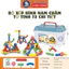 Bộ Xếp Hình Nam Châm Từ Tính GutyKids 72 Chi Tiết, Bộ Lắp Ráp Giúp Bé Phát Triển Tư Duy Sáng Tạo, An Toàn Cho Trẻ 2 Tuổi