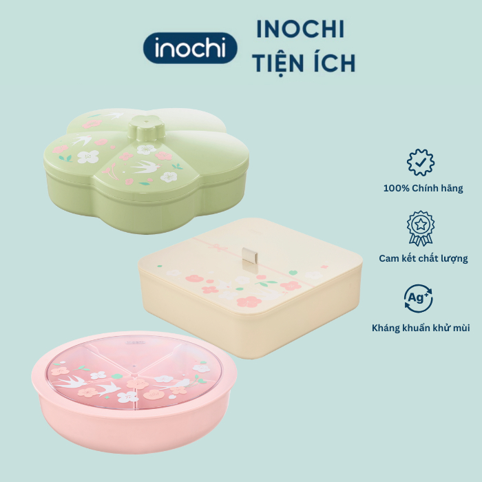 [MẪU MỚI 2026] Hộp mứt, khay mứt Tết đưng bánh kẹo xinh xắn Inochi