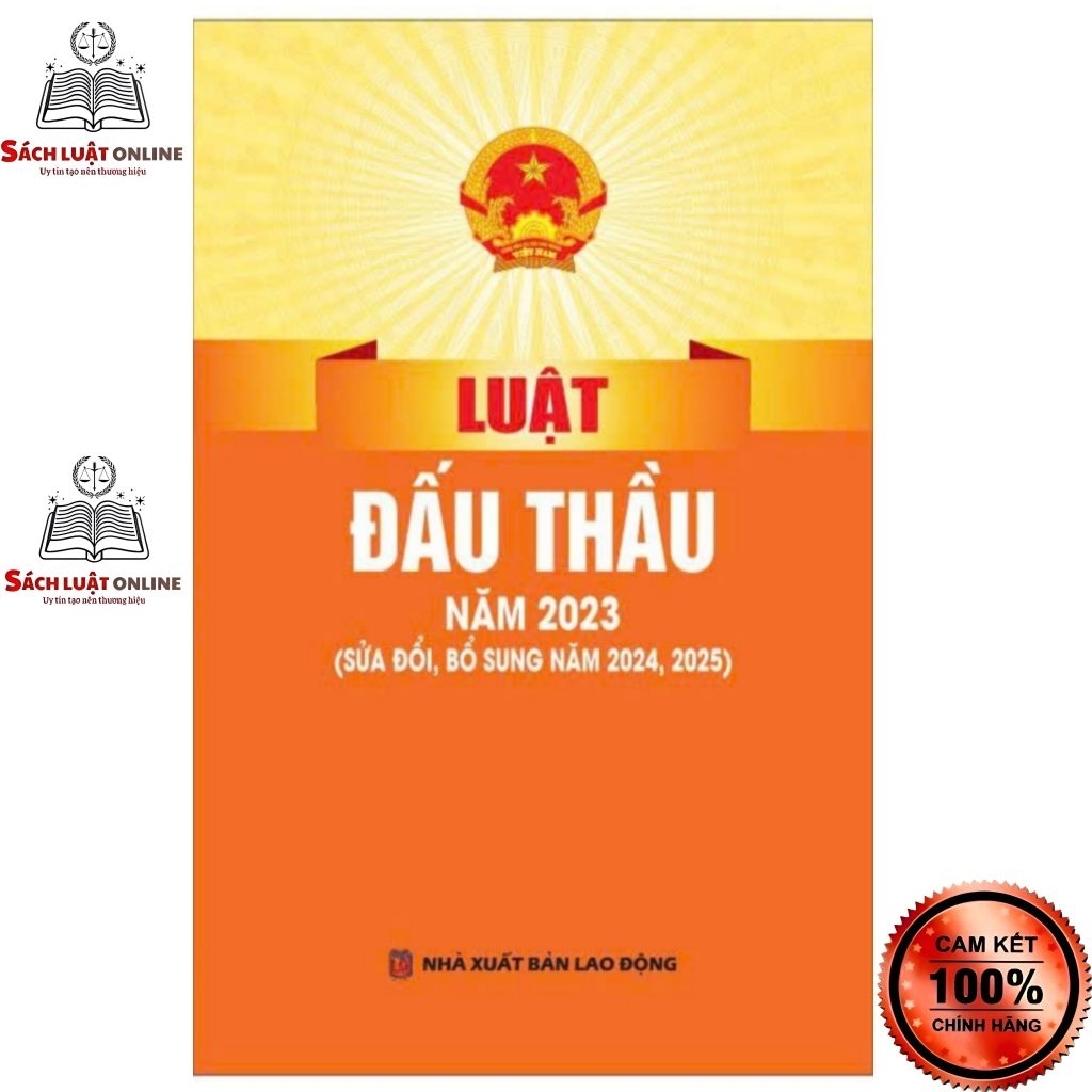 Sách - Luật Đấu thầu (NXB Lao động)