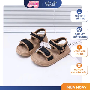 Dép Sandal Cho Bé,Dép Quai Hậu Bé Gái Quai Ngang Đế Siêu Êm Mềm, Chống Trơn Trượt TH Kids