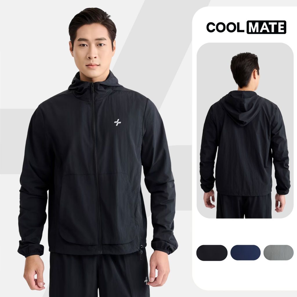 Áo khoác thể thao nam Track Jacket Windbreaker, áo siêu nhẹ, nhanh khô ...