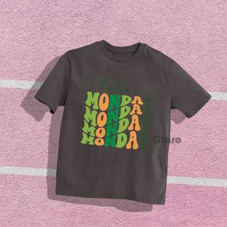 Áo Thun Nam Nữ Oversize Áo phông unisex Cotton Cao Cấp CLARO - I hate Monday