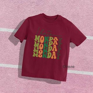 Áo Thun Nam Nữ Oversize Áo phông unisex Cotton Cao Cấp CLARO - I hate Monday