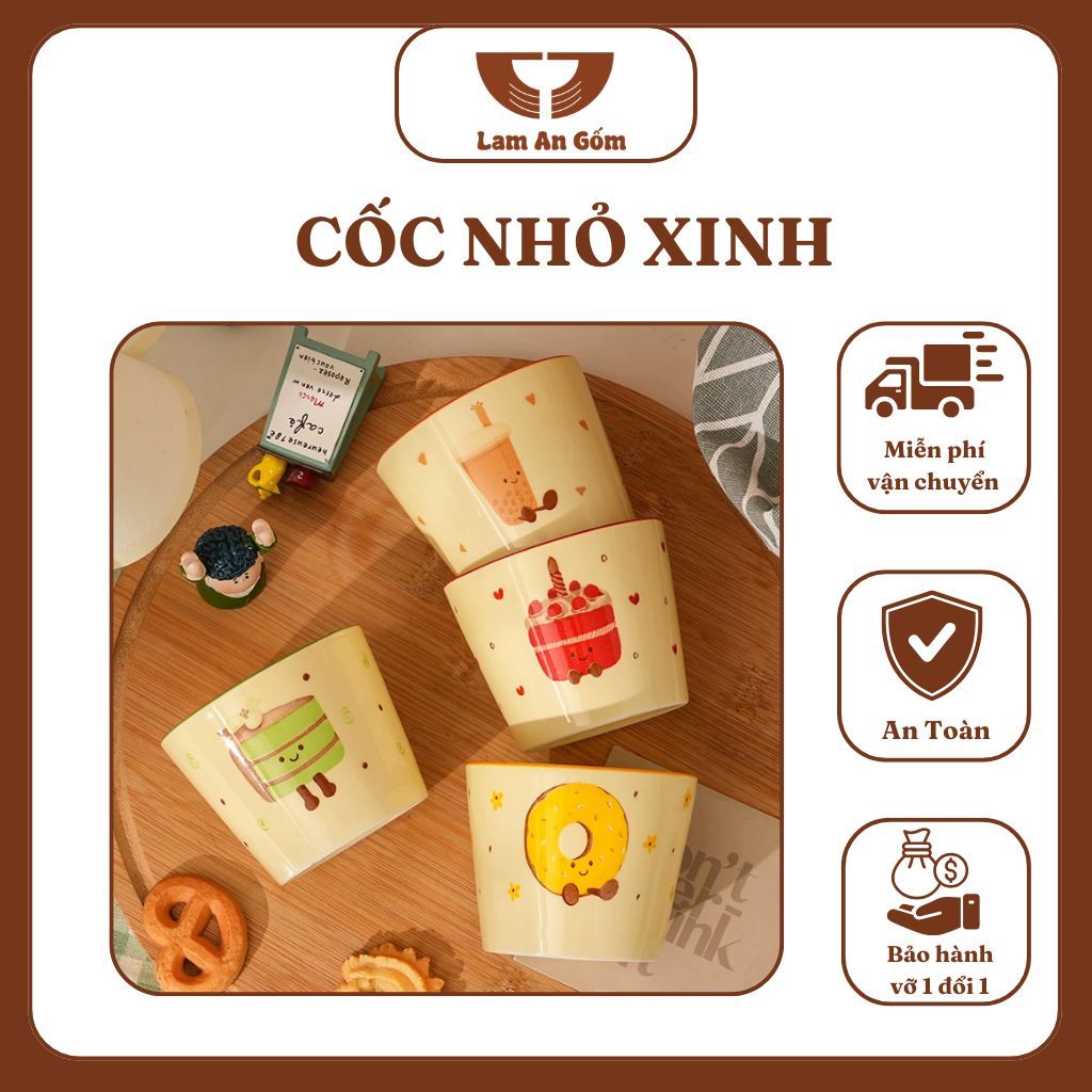 Cốc sứ uống cafe decor