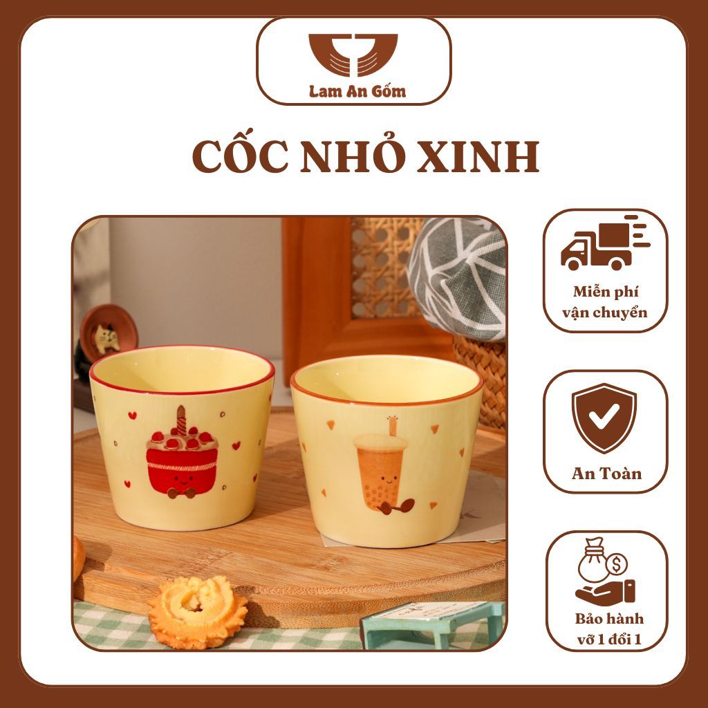 Cốc sứ uống cafe decor