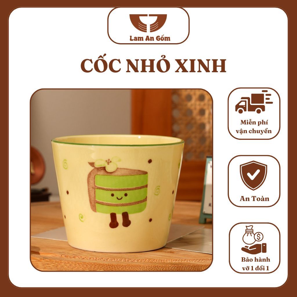 Cốc sứ uống cafe decor