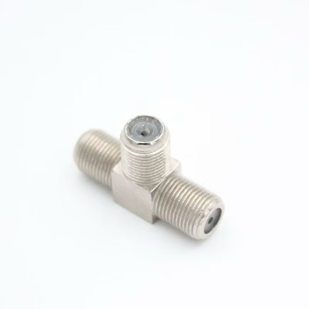 Đầu chia chữ T  tín hiệu truyền hình cáp, Jack F chữ T chia 1 cái ra 2 cái
