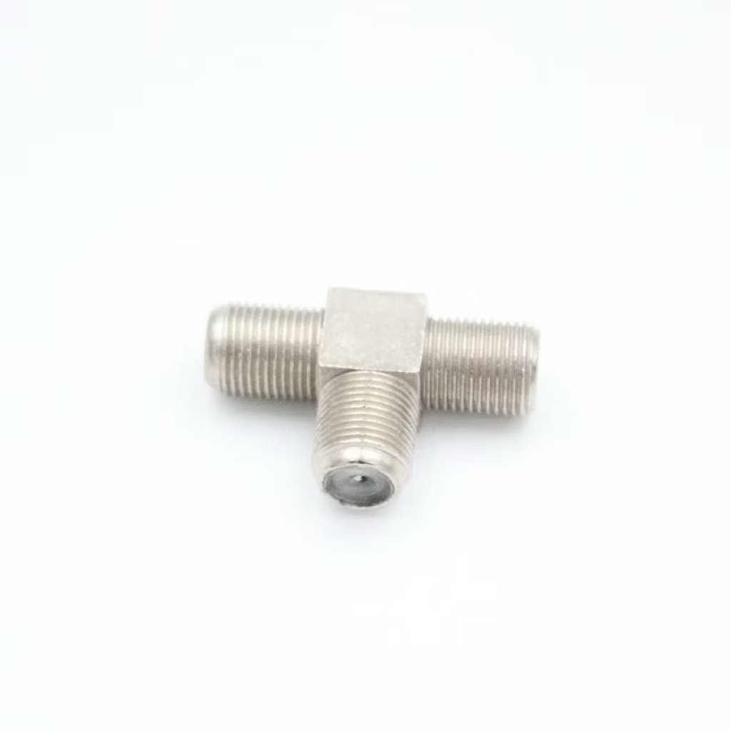 Đầu chia chữ T  tín hiệu truyền hình cáp, Jack F chữ T chia 1 cái ra 2 cái