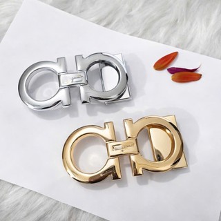 Mặt khoá thắt lưng nam chữ a bấm lỗ không kèm dây dùng cho dây bản 3,2cm