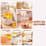 Ấm Dưỡng Sinh RELAAX 3.0L Dung Tích Lớn, Đa Chức Năng, Giữ Nhiệt 24Giờ, Điều Chỉnh Nhiệt Độ, Vòi Phát Nước Tiện Lợi — ảnh 7