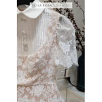Đầm Sơ Mi Dáng Chữ A Tiểu Thư La Rosa Thiết Kế Xếp Ly Ngực Tạo Điểm Nhấn Phù Hợp Công Sở, Dự Tiệc T310-SX — ảnh 8