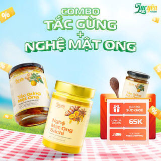 [Combo Tắc Gừng-Nghệ Sachi] Lạc Yên Foods Gồm Tắc Gừng Mật Ong + Nghệ Mật Ong Sachi, Kèm Quà Tặng