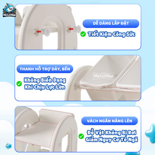 Giá Sách Kèm Kệ Đựng Đồ Chơi Cho Bé, Kệ Đựng Đồ Dùng Học Tập Đa Năng Dày Dặn Chắc Chắn Tiết Kiệm Không Gian