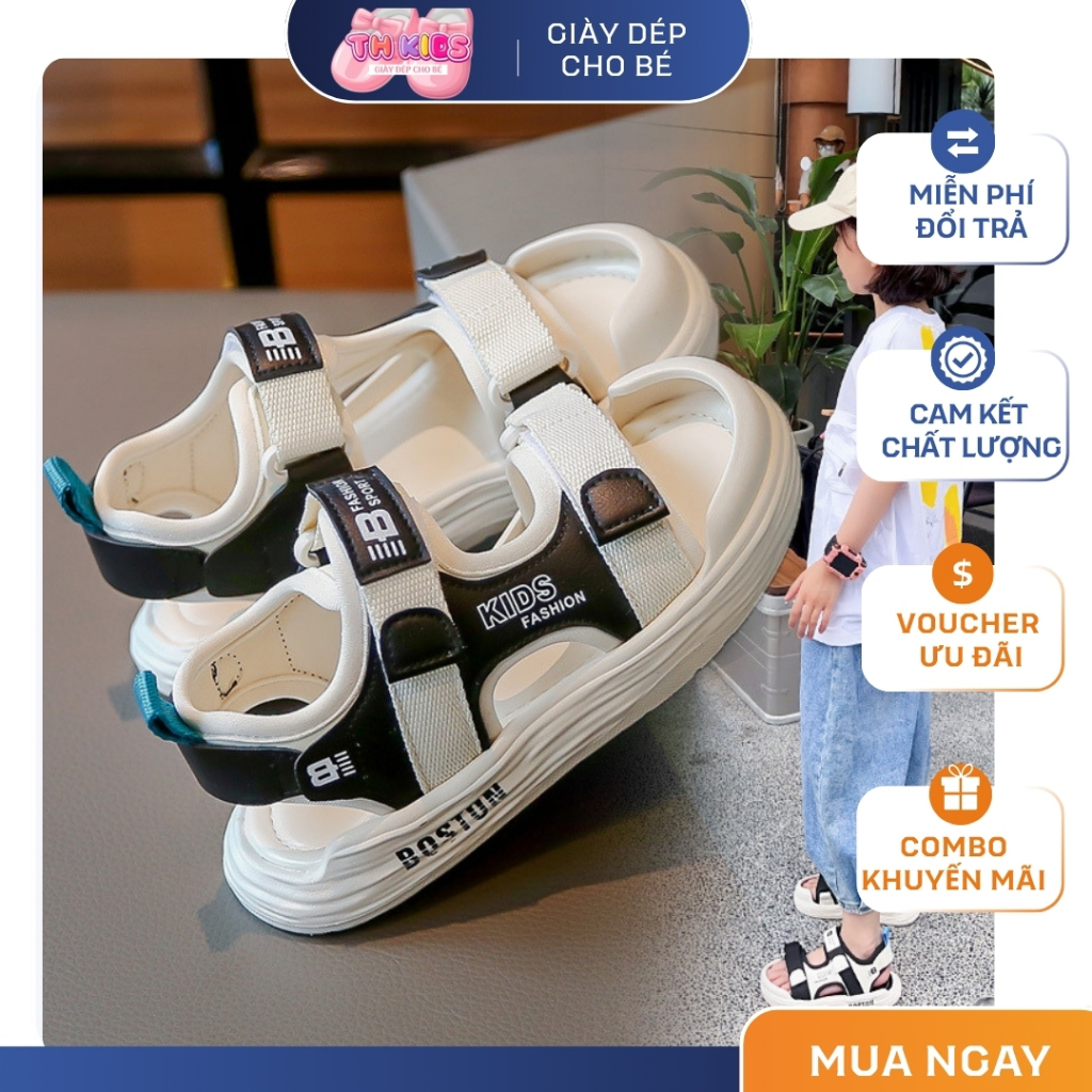 [M061] Sandal Bé Trai Sandal Bé Gái Từ 3 - 12 Tuổi Siêu Nhẹ Đế Êm Chống Trơn Trượt Phong Cách Thể Thao