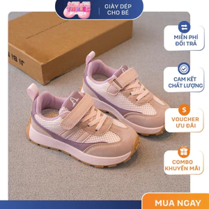 Giày Thể Thao Cho Bé Đế Cao Chống Trơn Trượt Phong Cách Trẻ Trung Êm Ái Cho bé Đi Học Đi Chơi TH Kids