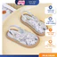 Sandal Bé Gái Quai Chéo Đính Kim Sa Cao Cấp - Giày Hè Bé Gái Phong Cách Hàn Quốc Điệu Đà (Bạc/Đen) TH Kids