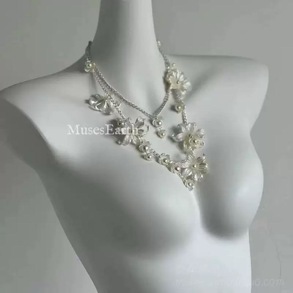 Dây Chuyền Đeo Bụng FLORY QUEMEO Vòng Eo Phụ Kiện Thời Trang Cánh Hoa Có Thể đeo Cổ