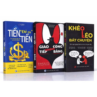 Sách -Combo 6: Thu phục lòng người + Khéo léo +Tiền đẻ ra tiền + Giao tiếp không công + Biến giao tiếp + Sắc lời đắc thế