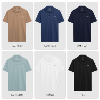 Áo Polo Nam MENTORIS Vải Cotton Mềm Mịn, Form Regular Fit, Thoáng Khí, Phong Cách Basic MPL11R