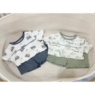 Bộ cộc bé trai hoạ tiết ami0559 cho bé 9-5y