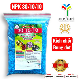 Npk 30-10-10 gói 1kg giúp cây ra lá chồi xanh đọt