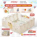 Quây Cũi Nhựa Gấp Gọn Khủng Long Cho Bé, Nhà Banh Cho Bé Tặng Kèm Thảm + Bóng + Vòng Bóng Rổ - Bảo Hành Trọn Đời — ảnh 1
