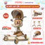 Xe Đẩy Cho Bé Mẫu Cải Tiến MỚI Nhất Baobaohao V16 Plus, Xe Đẩy Gấp Gọn Du Lịch Có Mái Che Bánh Xe EVA Êm Ái