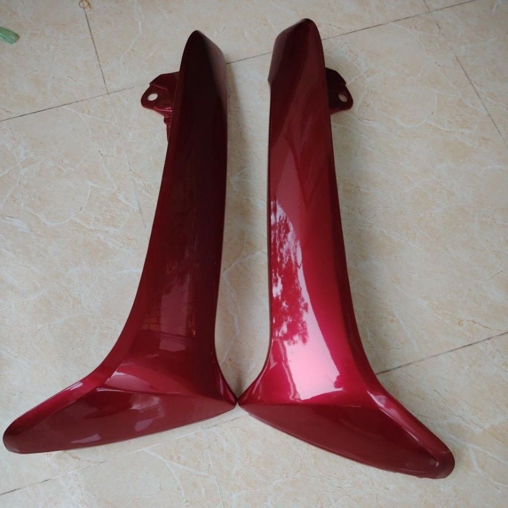 Cặp cánh yếm bửng ngoài wave  nhỏ, màu đỏ đô