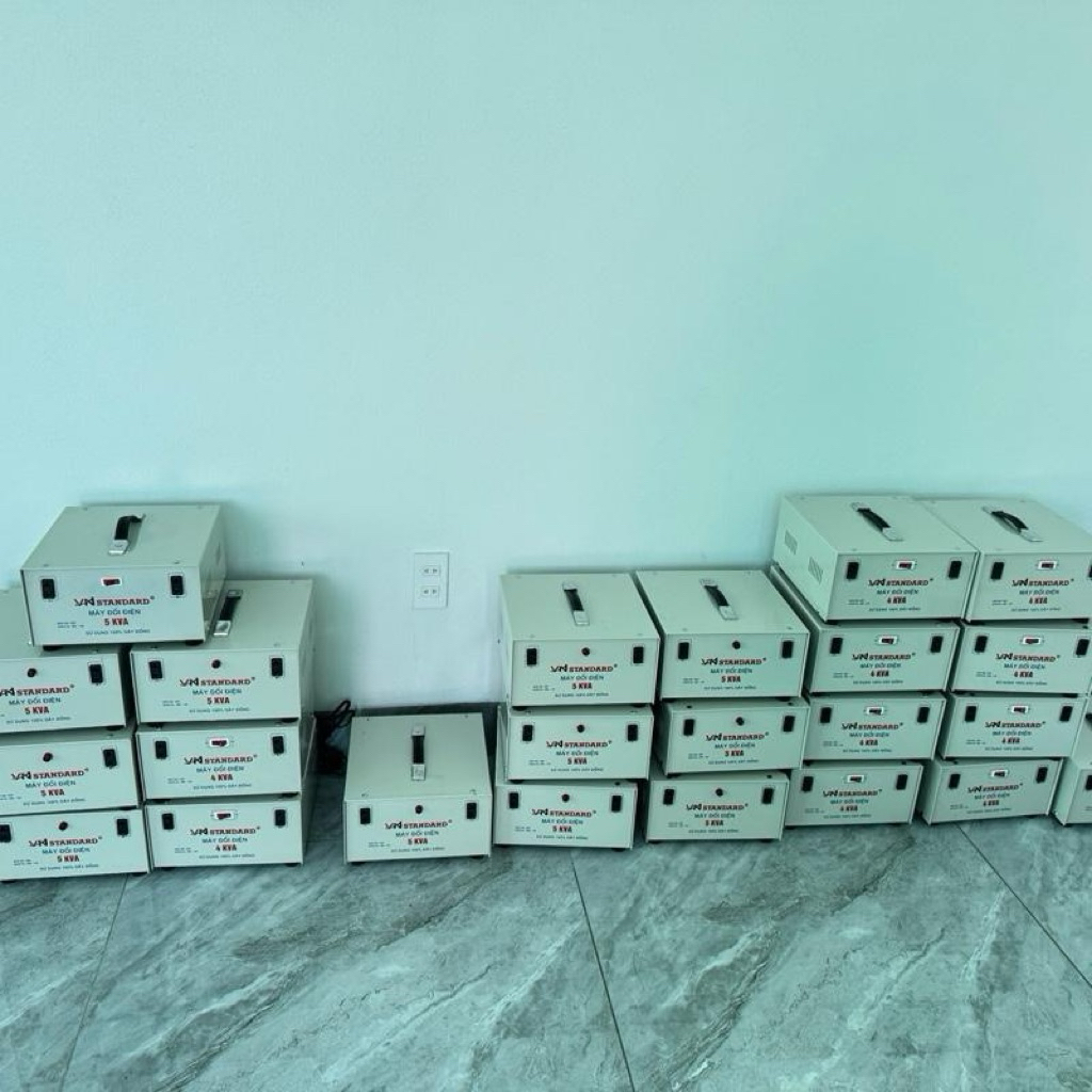 [4KVA-100% Dây Đồng] Đổi Nguồn Từ 220V sang 110V Dùng Cho Thiết Bị Nhật Bảo Hành 2 Năm STD-VIỆT