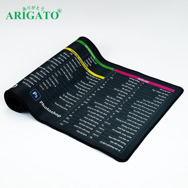 Bàn Di Chuột Deskmat 30x70cm Phím Tắt Đầy Đủ – Lót Chuột Văn Phòng & Game, Cao Su Non Êm Tay