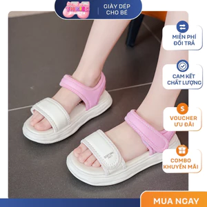 Sandal Bé Gái Đi Học Đi Chơi, Dép Quai Hậu Cho Bé Gái Từ 3-10 Tuổi Đế Êm Chống Trơn Trượt, Hàng Cao Cấp TH Kids