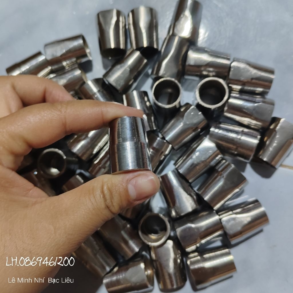 Tán đuôi chân vịt ren 16mm 14mm inox 304