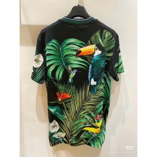 Áo Thun Vẹt Lá Cọ Nhiệt Đới 3D Full Hình – Form Unisex