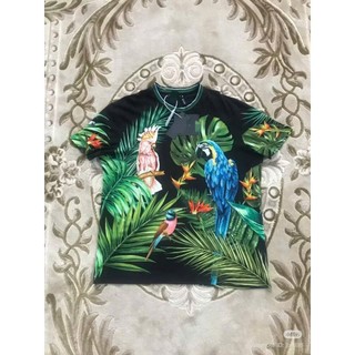 Áo Thun Vẹt Lá Cọ Nhiệt Đới 3D Full Hình – Form Unisex