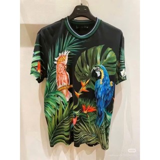 Áo Thun Vẹt Lá Cọ Nhiệt Đới 3D Full Hình – Form Unisex