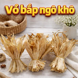 VÒ BẮP NGÔ KHÔ – TRANG TRÍ MỘC MẠC, TỰ NHIÊN
