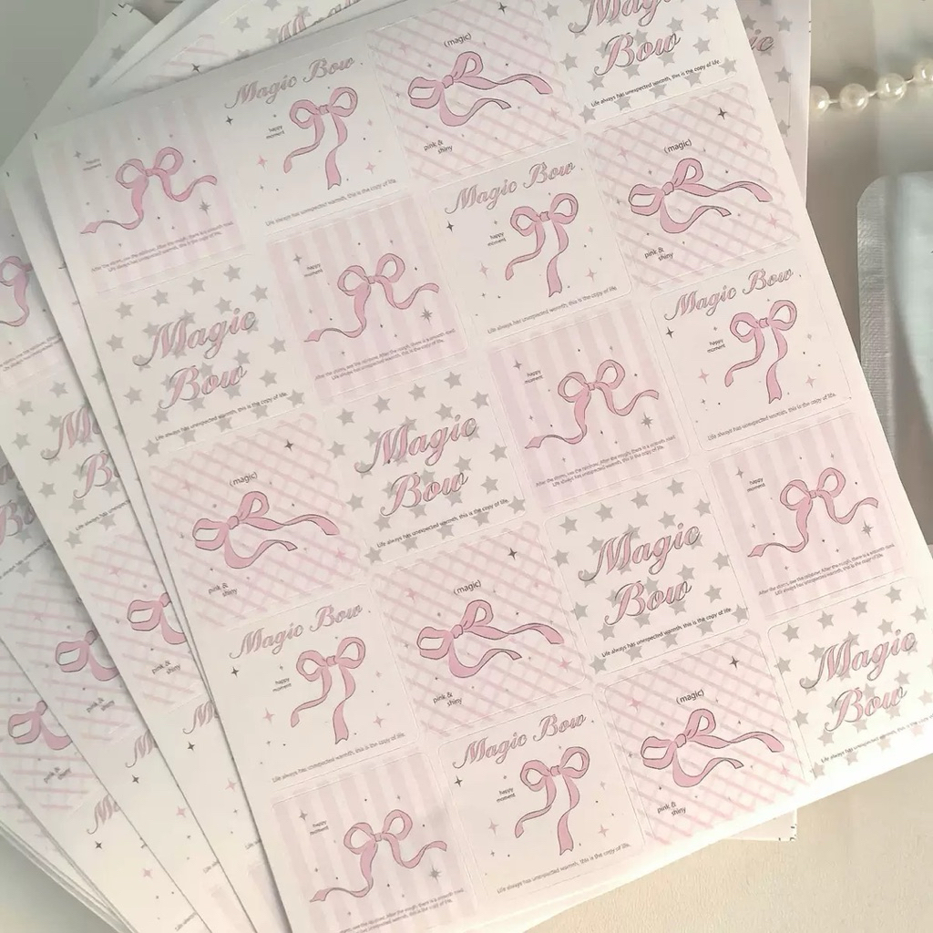 Miếng dán sticker nơ siêu xinh