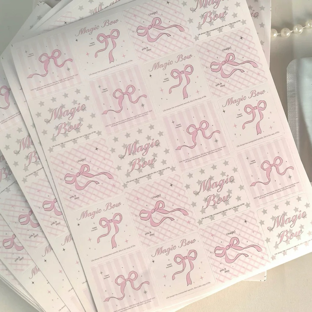 Miếng dán sticker nơ siêu xinh
