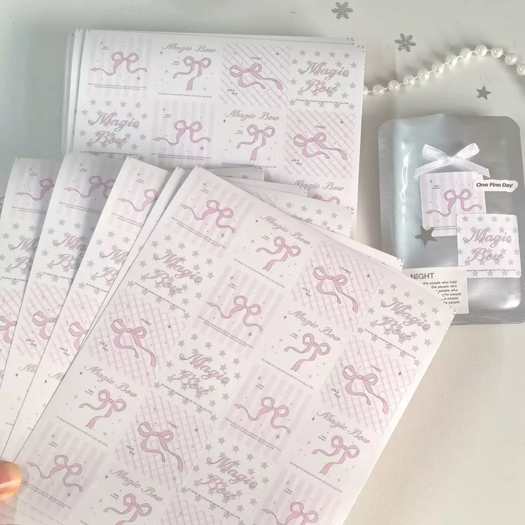 Miếng dán sticker nơ siêu xinh