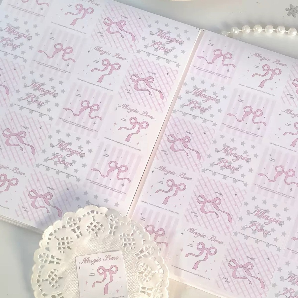 Miếng dán sticker nơ siêu xinh