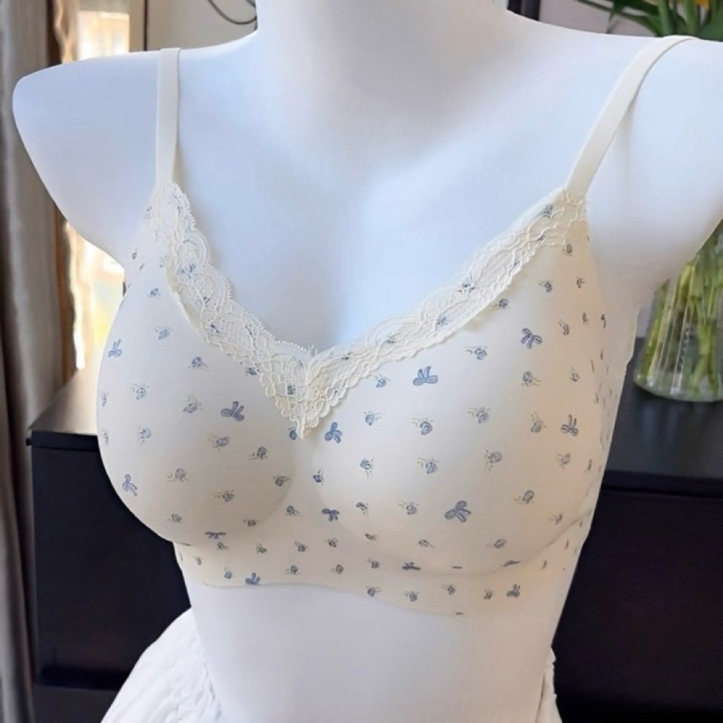 (Sẵn hàng) Áo Mặc Trong Nữ Cotton Hoa Nhí Viền Ren Nhẹ Nhàng – Dáng Mềm Dễ Mặc Hằng Ngày