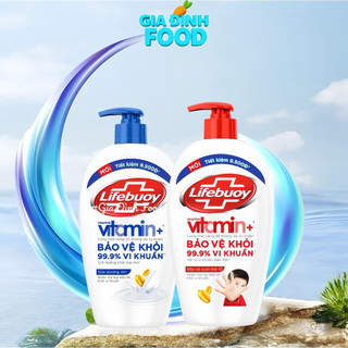 NƯỚC Rửa Tay Lifebuoy Bảo Vệ Khỏi 99.9% Vi Khuẩn Gây Bệnh 450Gr