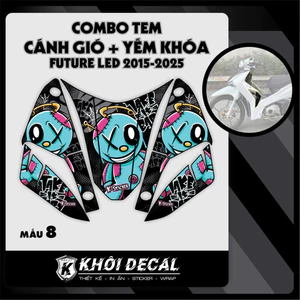 Combo Tem Cánh gió+ yếm khóa Future 2015-2026