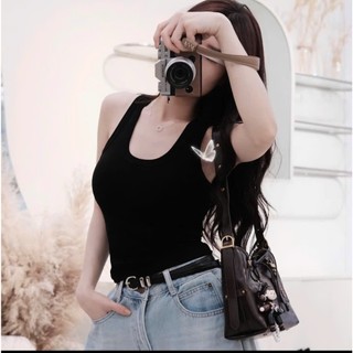 Áo Tanktop Nữ Cocoleen Dáng Ôm Tôn Dáng, Áo Ba Lỗ Nữ Mặc Đi Chơi Đi Học