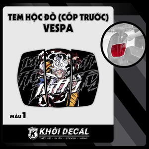 Tem dán nắp cốp(hộc trước)Vespa Sprint,Primavera,TFT 2015-2025…decal cao cấp