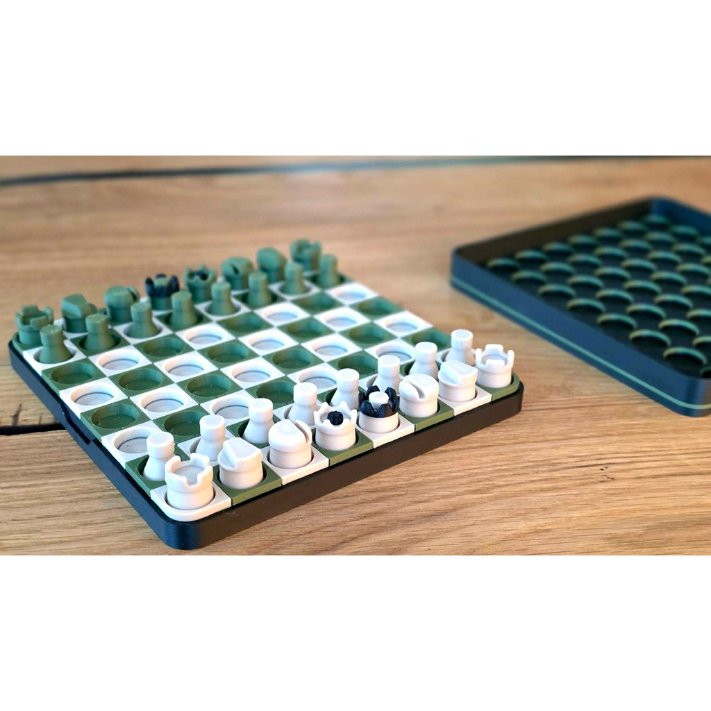 Cờ vua độc lạ Chess - Travel Edition - gọn gàng, tinh tế, quà tặng cờ vua, top cờ vua, cờ tối giản