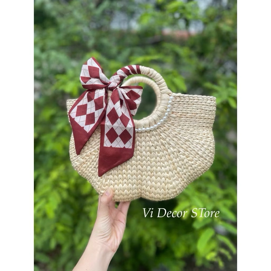 [ Kho sỉ ] Túi lục bình hanmade chụp ảnh áo dài, chụp ảnh thời trang , đi biển đi chơi đi du lịch